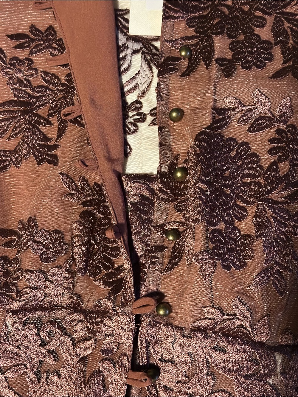 JOYFOLIE Bellana Dress in Rosette | Romantic Embroidered Mesh Maxi Dress | NWT - Picture 16 of 16